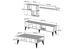 Alsacia Stuemøbelsett 180 Cm