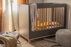 VOX Altitude Sprinkelseng 60x120 Cm Hvit/Tre/Natur