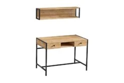 Avelsbol Skrivebord 100 Cm Med Oppbevaring 2 Skuffer + Hylle