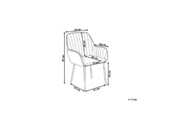 Axson Stol 2-pk Fløyel