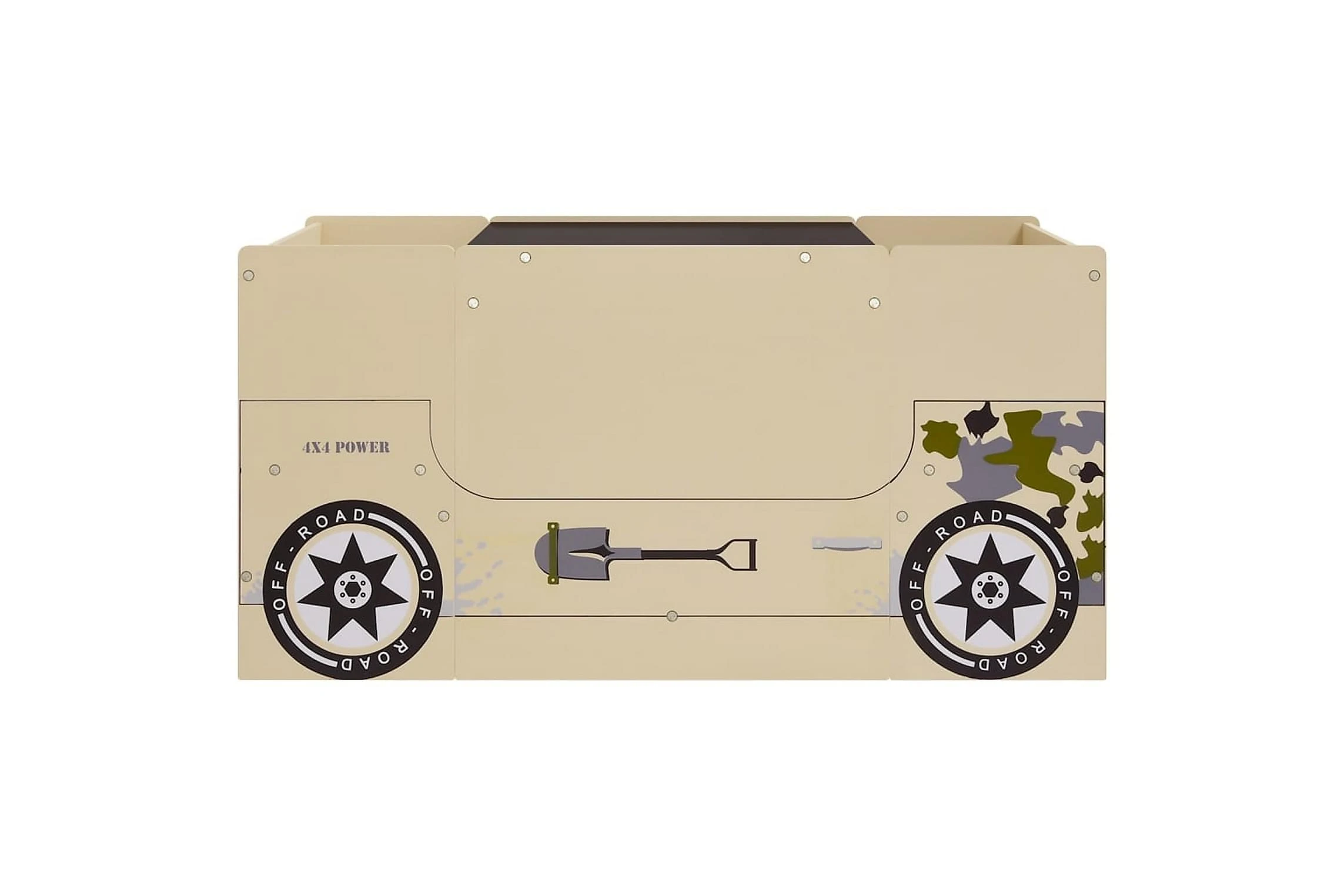 Barnebord Og Stolsett 3 Deler Terrengbildesign MDF - Bilde 16