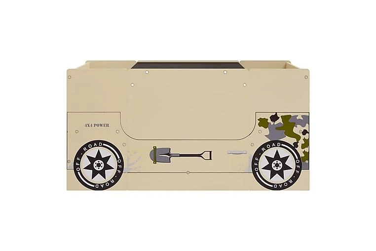 Barnebord Og Stolsett 3 Deler Terrengbildesign MDF - Bilde 6