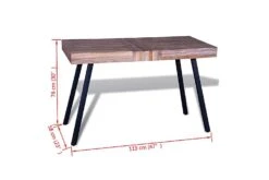 Bord Gjenvunnet Tre Teak