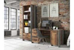 Cadle Skrivebord 127 Cm Med Oppbevaringsskuff + Skap