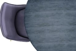 Capri Spisebord 106 Cm Rundt Marmor+4 Filipstad Spisestol Fl