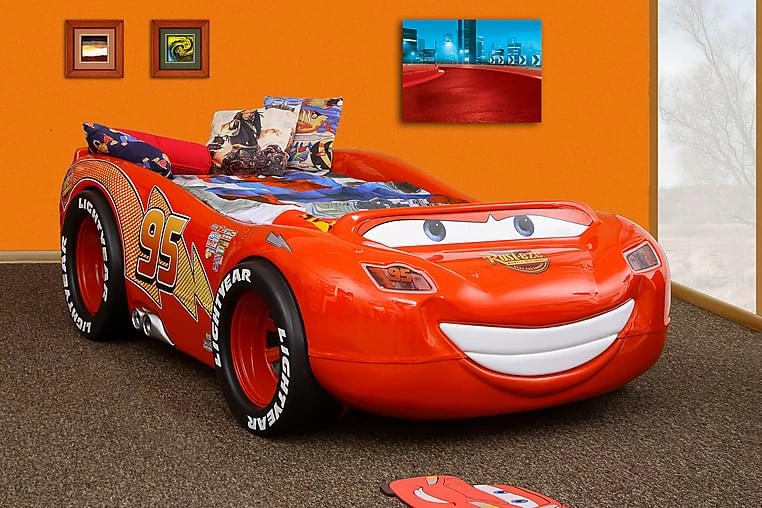 Cureto Barneseng Bil McQueen Inkl. Madrass - Bilde 7