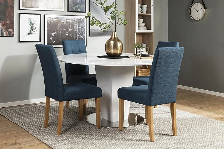 Diamond Spisegruppe Med 4 Viktor Stoler - Bilde 8