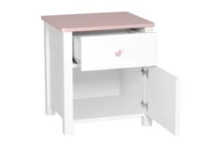 Hilts Nattbord Barn 42 Cm Med Oppbevaring Skuff + Skap