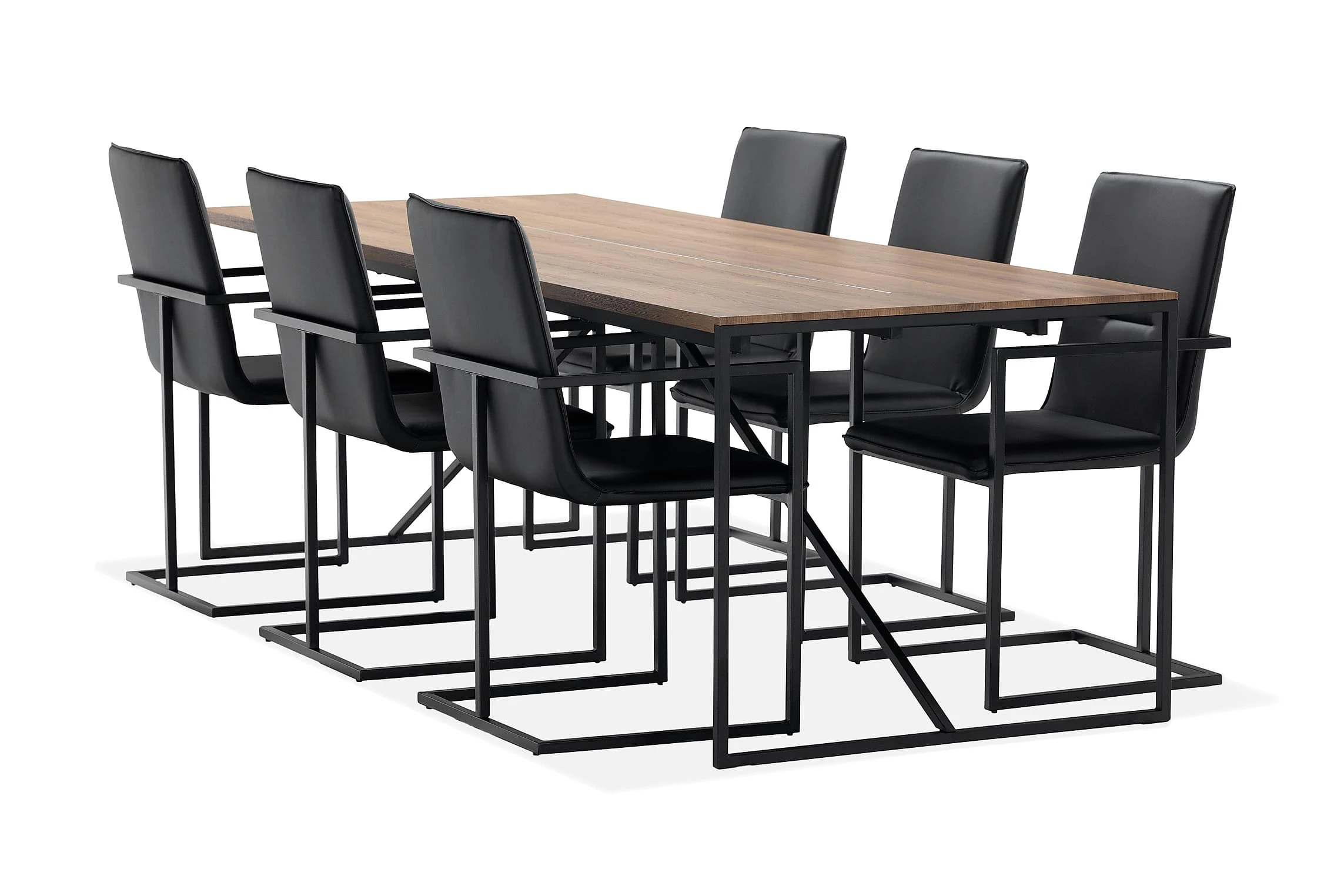 Indy Spisebord 240 Cm Med 6 Melbana Spisestoler - Bilde 3