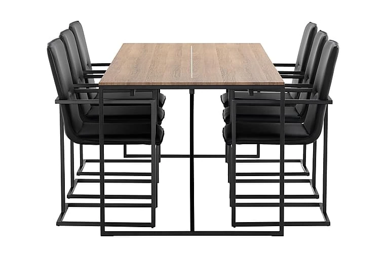 Indy Spisebord 240 Cm Med 6 Melbana Spisestoler - Bilde 6