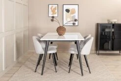 Jimms Forlengningsbar Spisegruppe 150 Cm Inkl. 4 Sedavi Stol