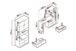 Møbelsett Til Kontor NERO