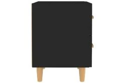 Nattbord Svart 40x35x47,5 Cm