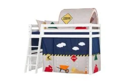 Norrheden Barneseng Med Stige 209x137 Cm