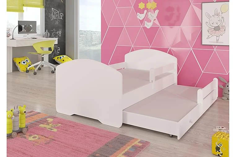 Pepina II Barneseng 80x160 Cm Med Fallbeskyttelse+Ekstraseng - Bilde 2