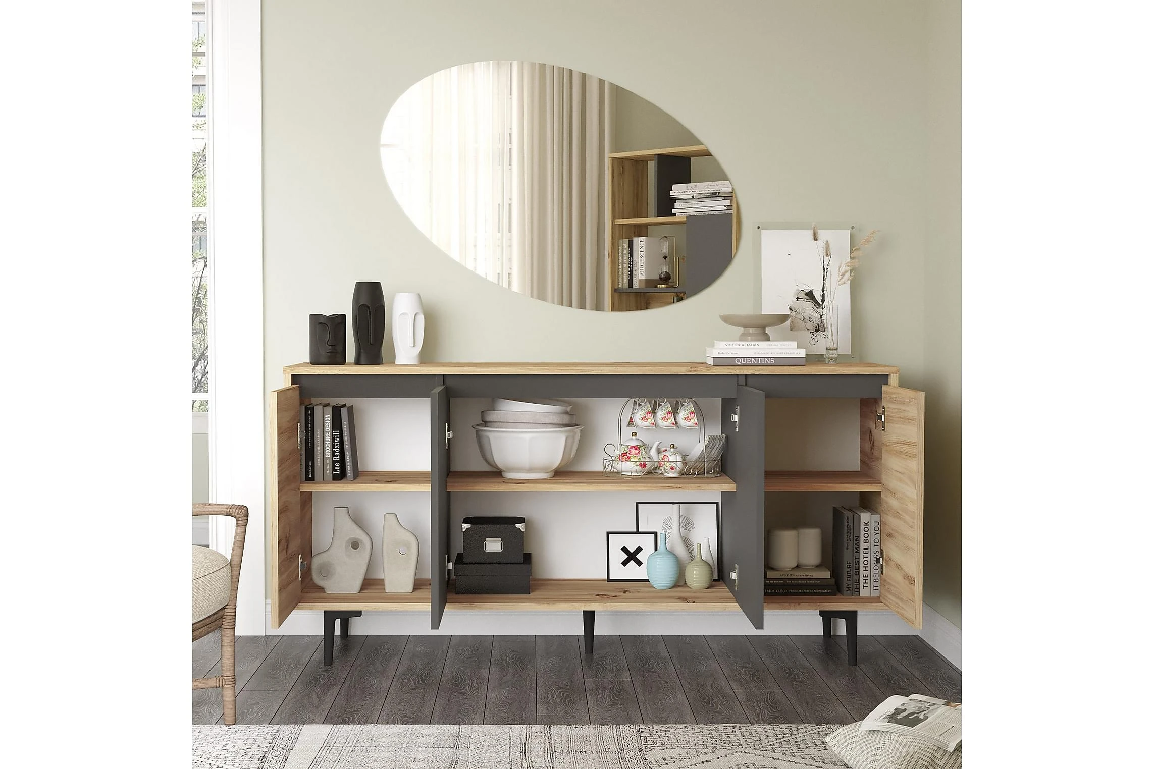 Rinorea Konsollbord 160x78,6 Cm