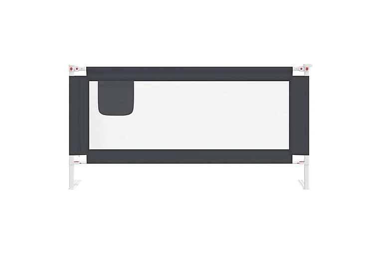 Sengehest Småbarn Mørkegrå 180x25 Cm Stoff - Bilde 4