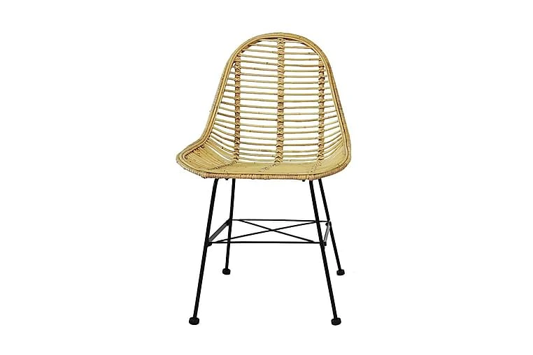 Spisestoler 4 Stk Naturell Rotting - Bilde 3