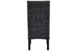 Spisestoler 4 Stk Svart Kuburotting Mangotre