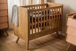 VOX Vintage Sprinkelseng 70x140 Cm Tre/Natur